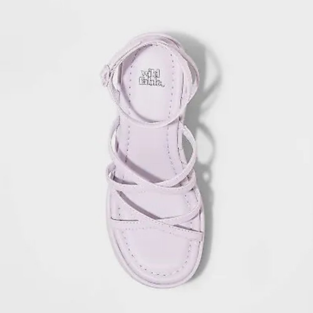 Women's Liza Platform Wedge Heels Lavender - Wild Fable™ - Picture 2 of 3